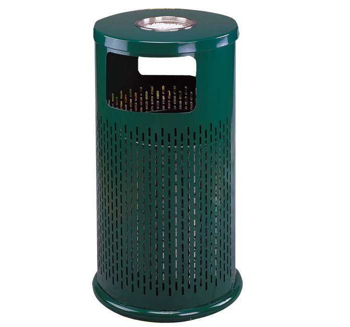 山東圓形果皮箱，東營(yíng)廣場(chǎng)垃圾桶