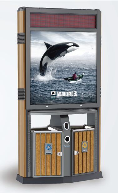 戶外廣告垃圾桶