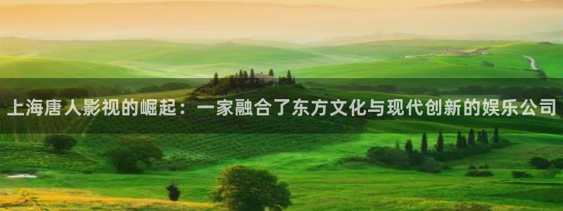 2023理論電影：上海唐人影視的崛起：一家融合了東方文化與現(xiàn)代創(chuàng)新的娛樂公司